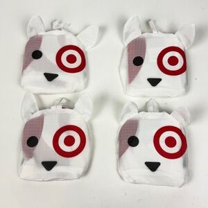 Target White Foldable Bag with Ears set of 4